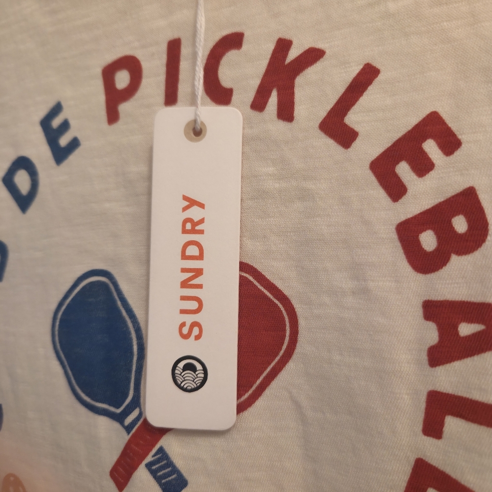 Sundry By "Anthropologie" Club de Pickleball Muscle Tee - Picture 2 of 11